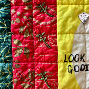Look Good. Feel Good. Do Good. #1 by O.V. Brantley  Image: Look Good. Feel Good. Do Good #1 flower buttons 
