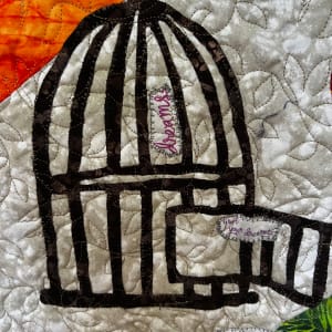 Finally! It’s Freedom Day! by O.V. Brantley  Image: Finally! It’s Freedom Day! Cage detail