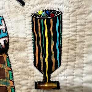 A Different Drummer #21 by O.V. Brantley  Image: A Different Drummer #21 bead detail