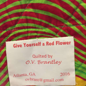 Give Yourself a Red Flower by O.V. Brantley 