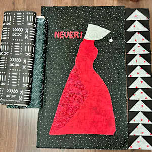 Never a Handmaid by O.V. Brantley  Image: Never a Handmaid Flying geese border