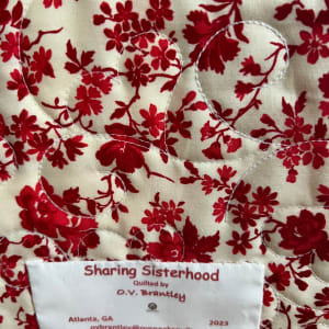 Sharing  Sisterhood by O.V. Brantley  Image: Sharing Sisterhood Label