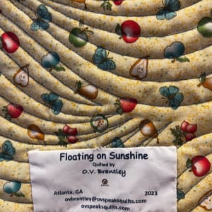 Floating on Sunshine by O.V. Brantley  Image: Floating on Sunshine Label