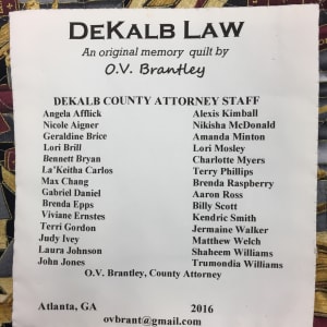 DeKalb Law by O.V. Brantley 