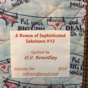 A Woman of Sophisitcated Substance #12 by O.V. Brantley 