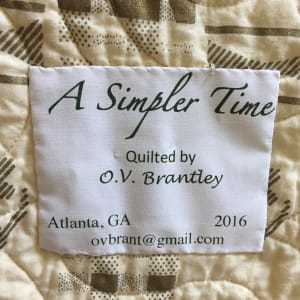 A Simpler Time by O.V. Brantley 
