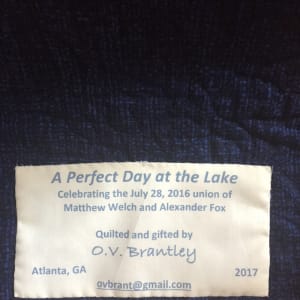 A Perfect Day at the Lake by O.V. Brantley 