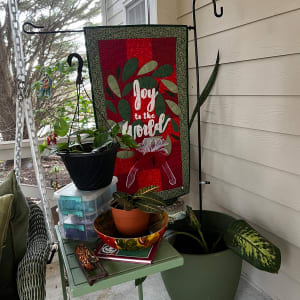 December on My Peaceful Porch by O.V. Brantley  Image: December on My Peaceful Porch Hanging 2
