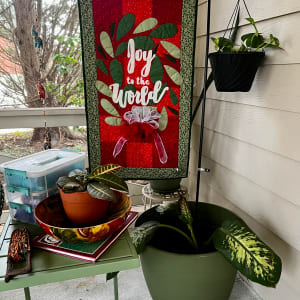 December on My Peaceful Porch by O.V. Brantley  Image: December on My Peaceful Porch Hanging
