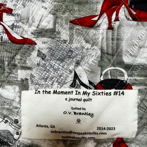 In the Moment in My Sixties #14 by O.V. Brantley  Image: In the Moment in My Sixties #14 label