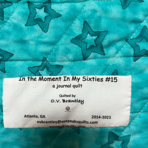In the Moment in My Sixties #15 by O.V. Brantley  Image: In the Moment in My Sixties #15 Label