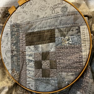 Peaceful Porch Patchwork #1 by O.V. Brantley  Image: Peaceful Patchwork #1 In my hoop
