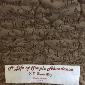 A Life of Simple Abundance by O.V. Brantley 