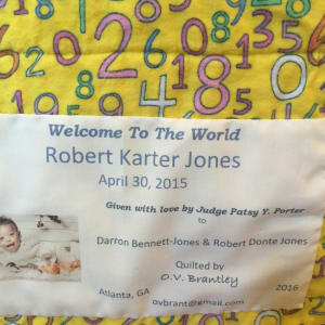 Welcome To The World Robert Karter Jones by O.V. Brantley 