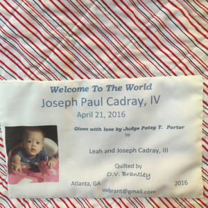 Welcome To The World Joseph Paul Cadray by O.V. Brantley 
