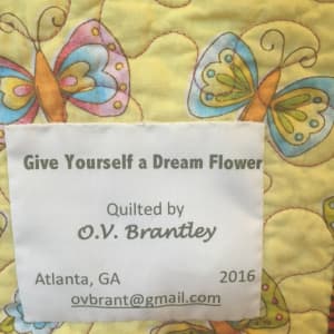 Give Yourself a Dream Flower by O.V. Brantley 