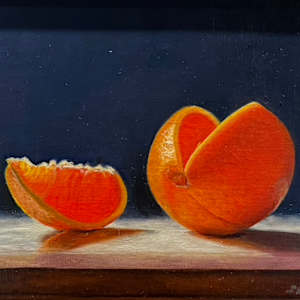 Seductive Blood Orange by Lillian Klein Abensohn