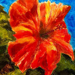 Hibiscus Red by Antonia Tiu