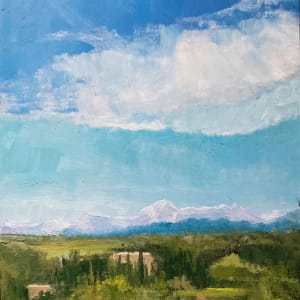 Distant Castle, Umbria by Ann Rossilli