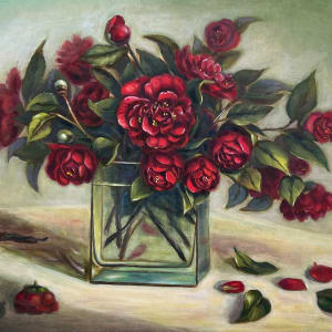 Camellias by Maria Elena Lazarte
