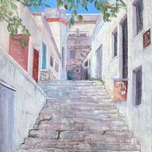 White Alley, Naxos by Katherine Bloom