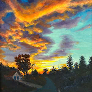 Colorful Sunset by Maria Elena Lazarte