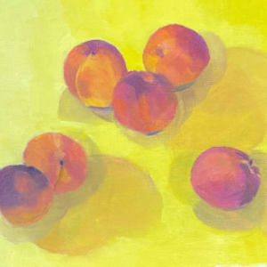 Peaches by Karen Kuell Epstein