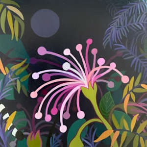 Tropical Ora Flower by Jasmin Smith