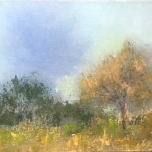 Maine Meadow on a Foggy Morning by Susan Schellberg