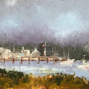 Owls Nest Harbor on a Foggy Morning by Susan Schellberg