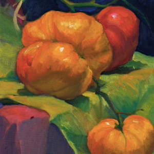 Cascading Tomatoes by Diane Weiner