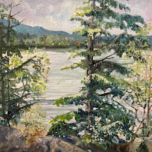 Winter on the Lake by David Allen