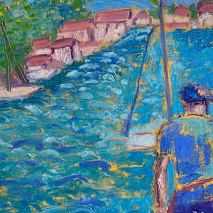 Painting a Seashore Village by Shoshana Ringel