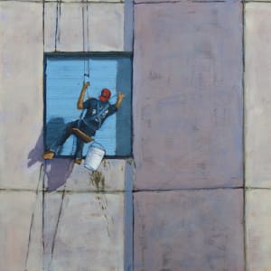 Window Washer, Connecticut Avenue by Ray Tully