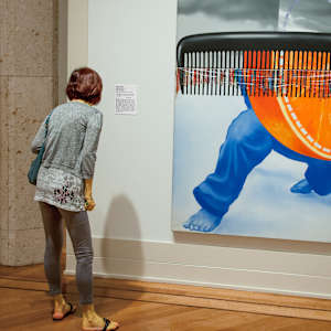 The Museum Visitor by Chris Kern