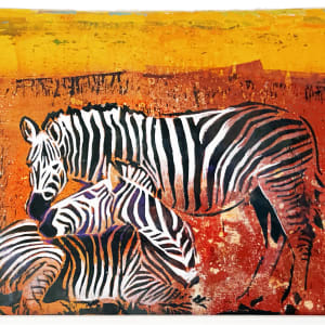 Zebras by Linda Sherman