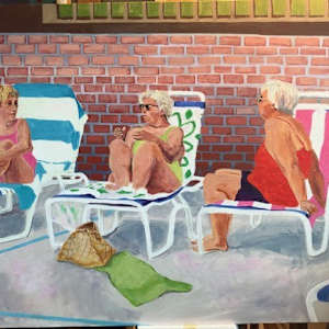 Poolside by Sonia Sniderman