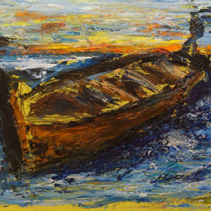 Thai Boat by John Francis Steffen
