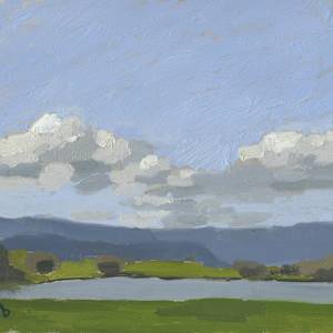Sauvie Island Sketch by Sarah F. Burns