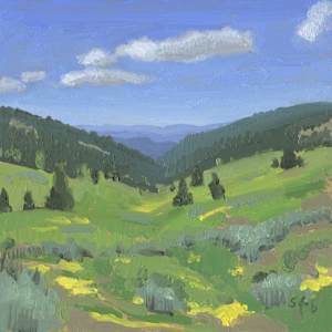 Siskiyou Sketch by Sarah F. Burns