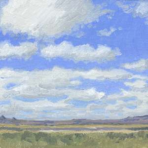 Cumulus Clouds at Summer Lake by Sarah F. Burns