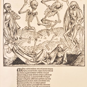The Nuremberg Chronicle: Totentanz, Darstellung von 1493 by Unknown