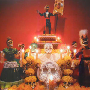 A Commemoration of the Bicentennial Proclamation of the Independence of Mexico (Altar of the Dead) by Rudolfo Villena Hernandez