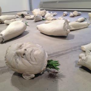 Dismmembered Bodies Memorial/ Clay Traffic (Corruption in Mexican Politics) by Rodrigo Lara Zendejas