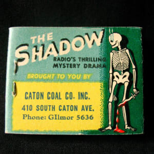 The Shadow Classic Matchbook by Unknown