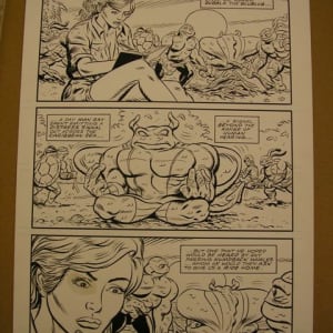 Original Storyboards for Teenage Mutant Ninja Turtles by Don Simpson and Dean Clarrain 