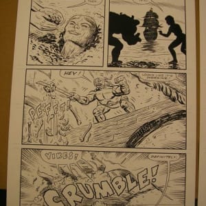 Original Storyboards for Teenage Mutant Ninja Turtles by Don Simpson and Dean Clarrain 