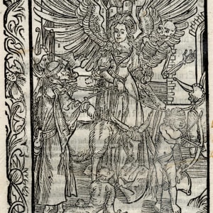 Untitled (Venus and Cupid with a Monk) (1) by Albrecht Durer