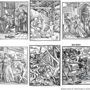 The Complete First Latin edition of Totentanz by Hans Holbein