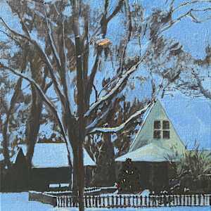 Christmas Nebraska Avenue by Claudia Morgan, Image 1.